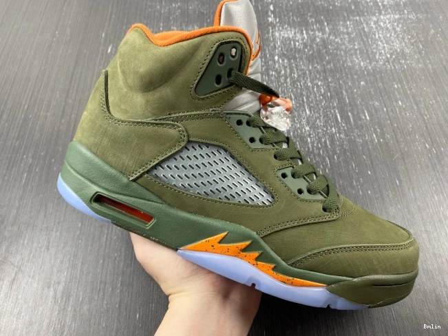 Boostmaster lin DD0587-308 Jordan Air 5 Olive 0717
